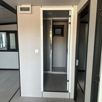 Maison conteneur de luxe à toit en pignon, double aile extensible, avec terrasse, préfabriquée et modulaire, pour complexe hôtelier, camping et hôtel