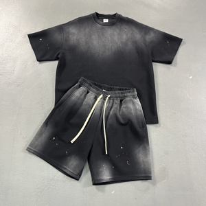 T-shirt en coton Air teint à la main, respirant, infroissable, style streetwear, haute qualité, logo personnalisé pour petites commandes - Product Image 3