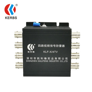 KERBS อุปกรณ์ป้องกันไฟกระชากวิดีโอสี่ช่องสัญญาณ KLF-X4TV อุปกรณ์ป้องกันสัญญาณ BNC - Product Image 3