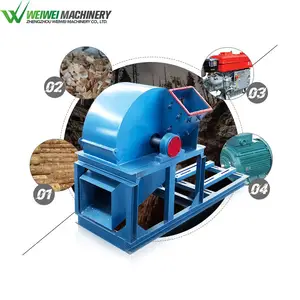 The main part of the wood crusher of China manufacturer Weiwei Machinery is treated with dynamic balancing equipment