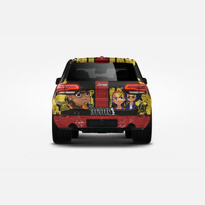 Boondocks Wrap de voiture 02 décalcomanies de voiture de dessin animé autocollants personnalisés autocollants en vinyle prix d'usine autocollant de film d'enfance américaine - Product Image 5