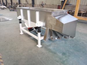 産業用砂砂利プラスチック顆粒鉱石飼料豆ポータブル振動シフターセパレーターリニア振動スクリーンふるい機 - Product Image 5