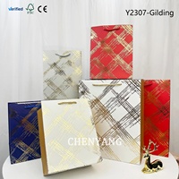 Sacs en papier blancs personnalisables pour articles de toilette, sacs de transport en tissu imprimé pour vêtements, sacs de boutique