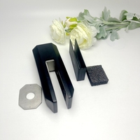 Accessoires de balustrade pour terrasse extérieure : Support carré pour verre en acier inoxydable 304, pince de panneau à un trou, résistant à la rouille, pour escalier
