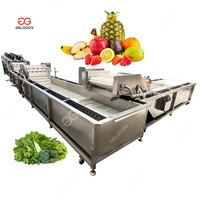 Industriële Passievrucht Wassen Reinigingsapparaat Lijn Kiwi Reiniger Machine Automatische Wasmachine Voor Fruit