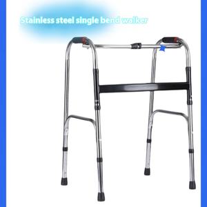 Perlengkapan terapi rehabilitasi orang tua, pasokan langsung pabrik dapat dilipat paduan aluminium peralatan berjalan untuk orang tua dengan sandaran tangan - Product Image 5