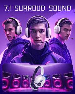 Picun UG-10 Mới Đến 7.1 Surround Âm Thanh <span class=keywords><strong>Bluetooth</strong></span> 2.4Ghz ENC Mic Chơi Game Tai Nghe Không Dây Trò Chơi Tai Nghe - Product Image 2