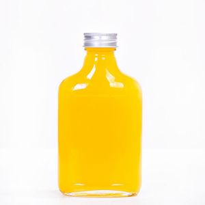 Venta al por mayor vacío 50ml 100ml 150ml 200ml 250ml 350ml 500ml frasco plano de vidrio botella para cerveza fría café bebida licor - Product Image 4