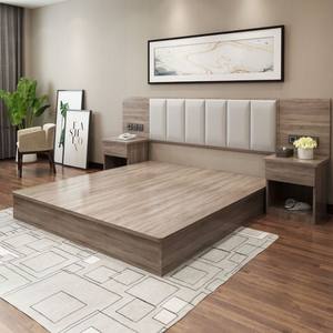 Stile moderno personalizzato scatola letto per Hotel camera da letto appartamento completo arredamento Design semplice - Product Image 5