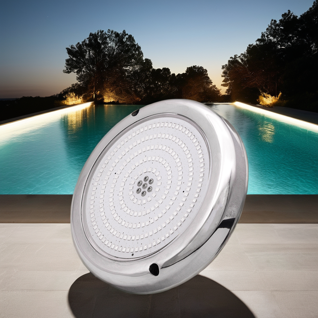 10W 12W 18W IP68 LED Pool Lamp with PC Body and Resin Fill Remote Control Dimmable AC12V Pool Lights