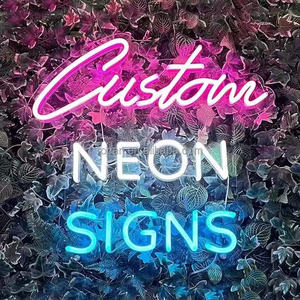 Letreros de neón personalizados de fábrica, letrero de letra Led, letrero de neón con luz de letra para decoración de <span class=keywords><strong>boda</strong></span>, suministros para fiestas, propuesta de fondo - Product Image 1