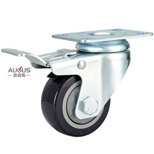 2025HOT Usine En Gros Medium Duty 75mm <span class=keywords><strong>3</strong></span> "<span class=keywords><strong>Pvc</strong></span> Roulette Filetée Roulette - Product Image 4