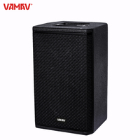 VAMAV Bocinas NOVA LX108 Haut-parleur gamme complète 8 pouces 400W RMS Système de haut-parleurs professionnel de scène en bois actif Bluetooth Portable