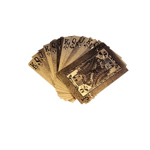 WJPC-Bonne Qualité Or Cartes De Poker En Gros Cartes À Jouer Dorées - Product Image 4