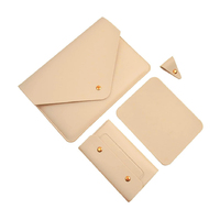 Set Aksesoris Tas Laptop Kulit PU Langsung dari Pabrik, Termasuk Mouse Pad, Pengikat Kabel, Bundel Perlengkapan, Pasokan Vendor