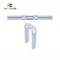 Clips de plafond suspendu en gros pince en U maintien sécurisé profils CD UD cintre droit 300x30x0.7/300x30x1.0 composants de grille
