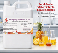 Arôme alimentaire liquide soluble dans l'eau à l'ananas sucré, essence concentrée pour boissons, jus, gelées, bonbons, transformation alimentaire