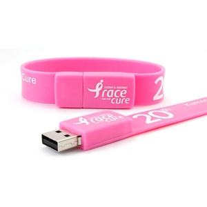 Promotion Clé USB Bracelet en Silicone Personnalisable avec Logo Clé USB Bracelet Flash Drive 16 Go - Product Image 2