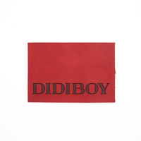 Patch en similicuir avec logo personnalisé en relief, étiquette en cuir PU gaufré pour sacs à main, vêtements, chapeaux