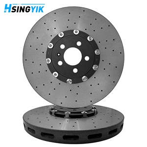 Disque de frein en céramique carbone avant Hsingyik pour <span class=keywords><strong>Audi</strong></span> A6 C8 A7 <span class=keywords><strong>RS6</strong></span> RS7 4K0615301S 420X40MM - Product Image 1