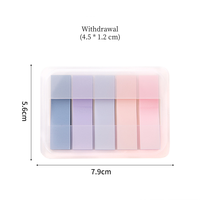 Nouvelle conception de notes autocollantes de forme personnalisée Notes autocollantes d'impression colorée transparente Bloc-notes autocollant de bonne qualité à vendre