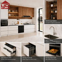 Îlots de cuisine minces en MDF sur mesure de 12 à 17 pouces, solution tout-en-un pour projets d'appartements, granit artificiel
