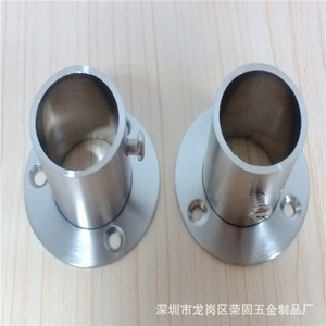 Support de tube rond en acier inoxydable de 45 mm avec bride pour porte-vêtements, serviettes et rideaux - Populaire à Suzhou - Product Image 3