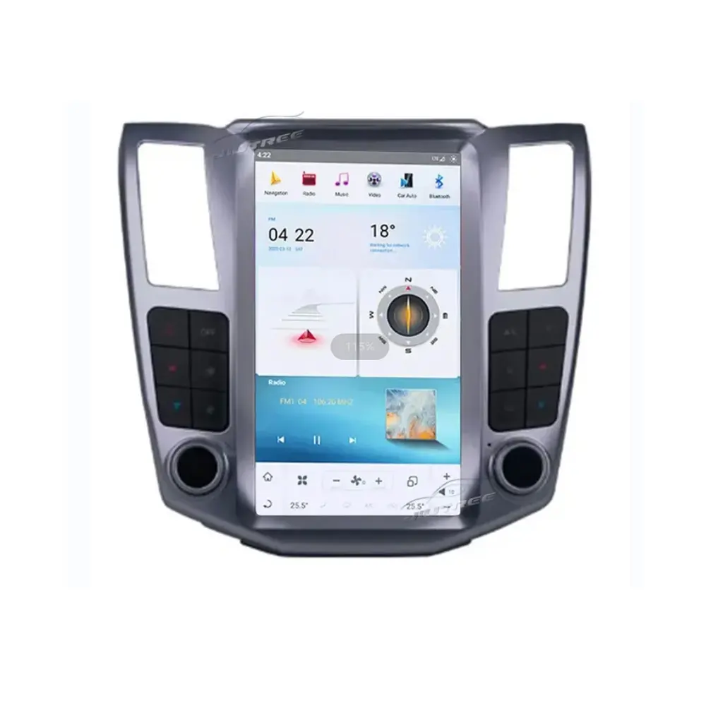 Android Qualcomm Snapdragon Car Radio For Lexus RX RX300 RX330 RX350 RX400H 2004-2008 multimedia player carplay GPS Navigation