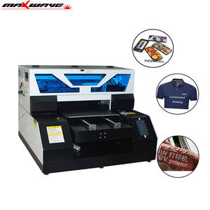 Maxwave <span class=keywords><strong>Impresora</strong></span> UV A3 Precios de fábrica <span class=keywords><strong>Impresora</strong></span> de ropa DTG de alta velocidad Máquina de impresión de camisetas <span class=keywords><strong>3D</strong></span> de textiles digitales - Product Image 2