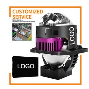 Lampu Bi Led Daya Tinggi <span class=keywords><strong>3</strong></span> Inci 140W 20000lm Warna Putih Dengan Kipas Pendingin H4 Proyektor Lampu Depan Led Laser Lensa Proyektor Bi Led - Product Image 4