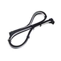 Câble d'alimentation Angitu Premium 600W 16 broches mâle-mâle PCI-E 5.0 à 90 degrés 12+4 12VHPWR pour RTX 4090Ti/4070Ti/4080Ti/5090