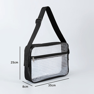 Sac à bandoulière transparent en maille de qualité supérieure, antistatique ESD, pour salle blanche, emballage ESD, sac à bandoulière transparent - Product Image 4