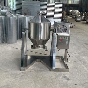 Mélangeur de poudre sèche pour aliments en acier inoxydable avec vanne papillon électrique, mélangeur de laboratoire silencieux, machine à mélanger la poudre de 50 kg - Product Image 2