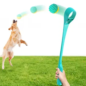 狗取玩具吱吱球发射器多功能宠物狗球发射器