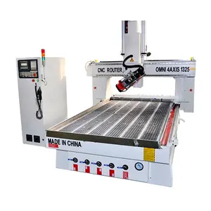 เครื่องแกะสลัก Cnc 4แกนแบบกลไกใหม่,เครื่องแกะใบรับรอง CE ประหยัดพลังงาน