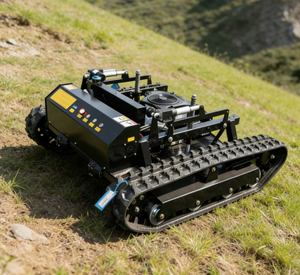Tondeuse à gazon agricole personnalisable pour fermes, avec rotation à 360 degrés, mini-roues, télécommande et chenilles haute performance - Product Image 2