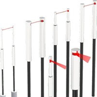 Sonde de capteur à fibre optique GaoTe à vision latérale, émettant de la lumière latérale, avec câble miniature à fibre optique réfléchissant FU à aiguille fine pour détection