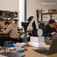 Bras robotisé de bureau industriel à 4 axes DR4 pour projets DIY, loisirs créatifs, avec une charge utile de 500 g et une portée de 440 mm