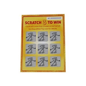 Offre Spéciale : Impression Personnalisée de Cartes de Loterie à Gratter avec Panneau de Grattage Coloré - Product Image 4