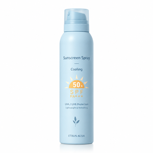 ETRUN ALISA OEMODM Cooling <strong>Sunscreen</strong> <strong>Spray</strong> Spf50 Private Label Face Body <strong>Sunscreen</strong> <strong>Spray</strong> Organic Long Lasting UV Proof Repairing - Product Image 1
