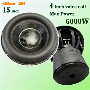 Subwoofer para Auto de 15 Pulgadas, 4000 Vatios RMS, Alta Potencia, 7 Imanes, Bajos Potentes, Bobina Doble, Marco de Aluminio, Fabricante OEM - Product Image 2