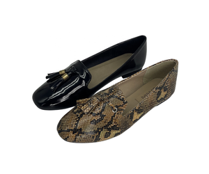 Nuovo stile Design personalizzato produttore Casual in vera pelle Slip-On <span class=keywords><strong>Ballerina</strong></span> di guida piatta mocassino donna che cammina personalizzato Casual Lo - Product Image 1