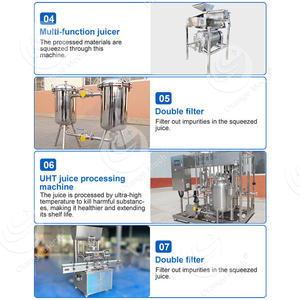Ligne complète de production de jus de fruits, processus de fruits - Product Image 4