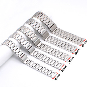 Correa de 20mm para Samsung Galaxy Watch 7/6/5 Pro/4/Pulsera de eslabones de metal clásica de acero inoxidable de 22mm para <span class=keywords><strong>Amazfit</strong></span> banda de - Product Image 2