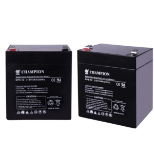 Baterías de Plomo-Ácido VRLA AGM de <span class=keywords><strong>6V</strong></span> 12V de Reemplazo Rápido OEM/OM, Caja de Cartón Negra, Fuente de Alimentación Ce, Plástico ABS, 12v <span class=keywords><strong>5ah</strong></span> - Product Image 1