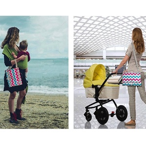 Seco y cómodo muselina cuidado del bebé infantil plegable niños <span class=keywords><strong>cambiador</strong></span> bolsa de almacenamiento multiusos - Product Image 3