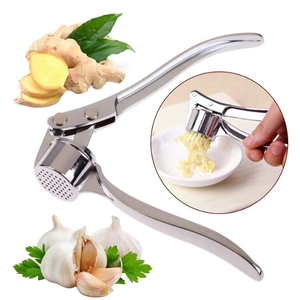Picador Manual de Verduras para Cocina, Prensa Manual de Ajo de Acero Inoxidable, Pelador y Triturador de Ajo - Product Image 1