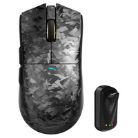 Souris de jeu ATTACK SHARK X11 ULTRA en fibre de carbone, revêtement nano-métallique sans fil, 8K PAW3950MAX, micro-interrupteurs optiques Omron