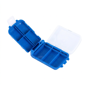 Wholesale Portable 7-Day Weekly <b>Pill</b> Dispenser Airtight PP Plastic Medicine <b>Case</b> Organizer with Promotional Boxes <b>Cases</b> - Product Image 4
