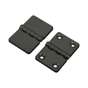 Bisagra de Puerta Negra Personalizada CL019 <span class=keywords><strong>con</strong></span> Orificio, Cierre para Puerta de Gabinete, Aleación de Zinc - Product Image 1